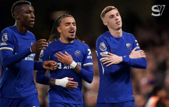 Chelsea 4-3 Man Utd: Palmer nets two at the last minutes to save Blues (Video)