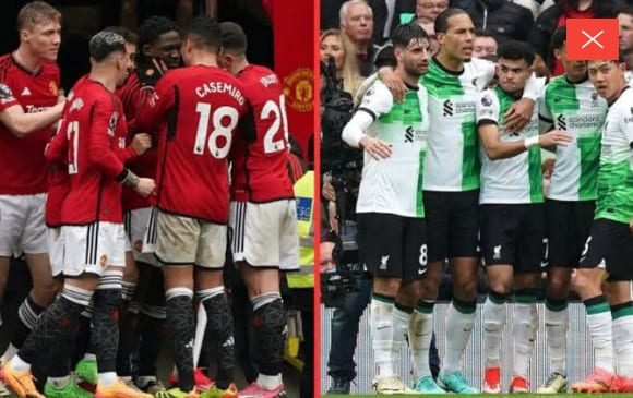 Man Utd 2-2 Liverpool: Red Devils dent Reds' title hopes with chaotic draw (Video)
