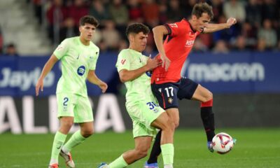 Osasuna Stuns Barcelona with a 4-2 Victory