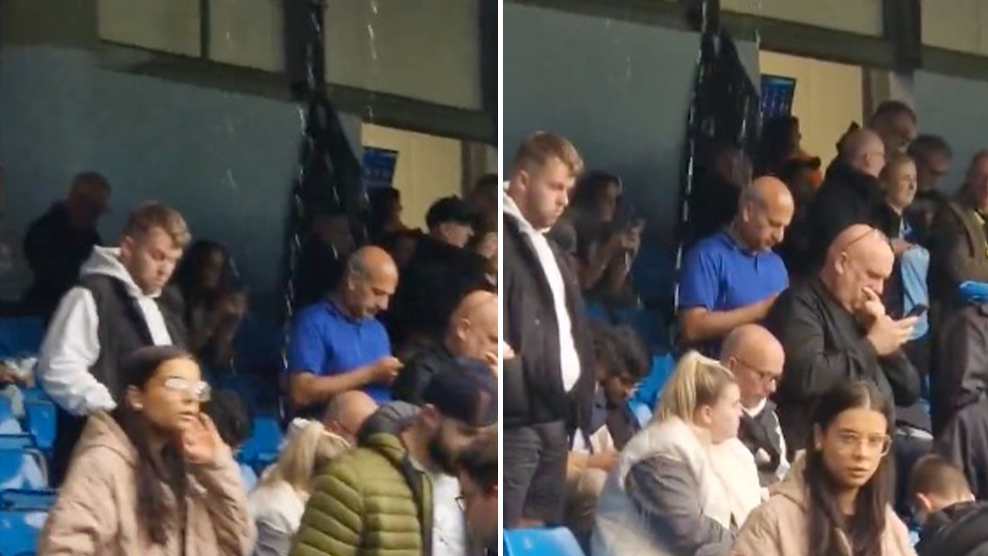 Etihad Stadium Appears to Suffer Leak as Man Utd Fans all Say Same Thing